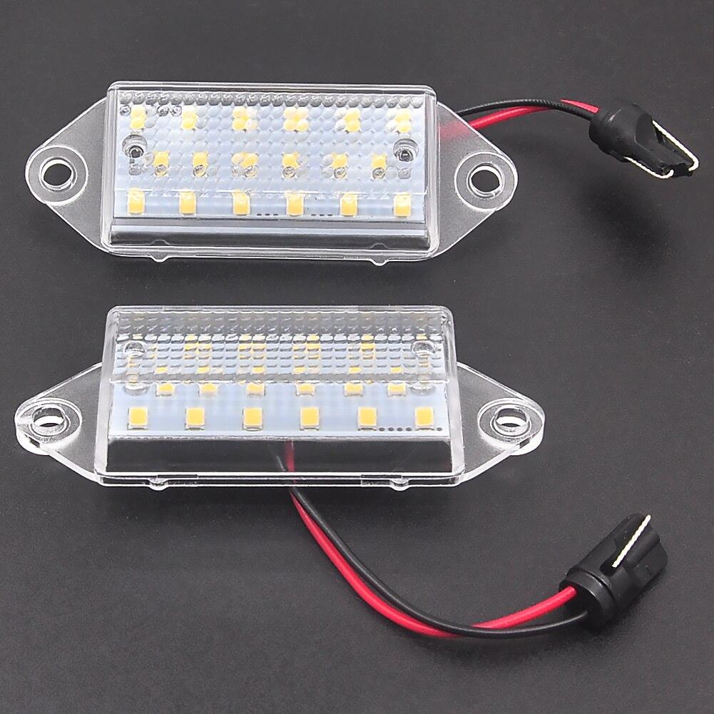 2 шт. светодиодный светильник номерного знака для Mitsubishi 2003-2017 Lancer и 2007-2016 Evo Evolution X Tail Tag Lamps
