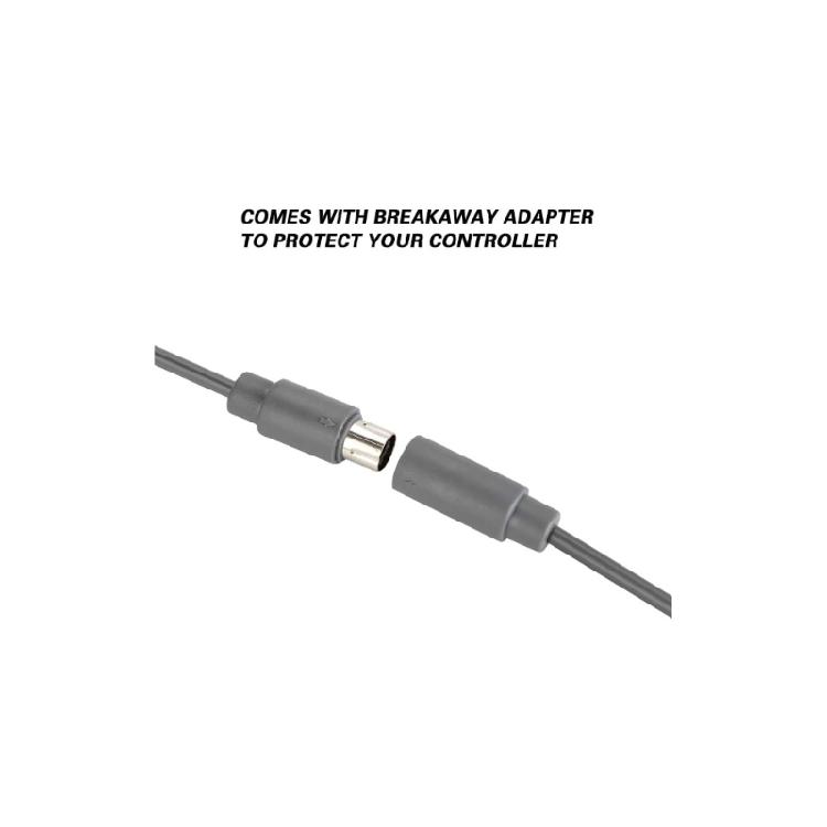 USB 5Pin Gamepad Cable Replacement Wire with Breakaway Adapter for 360 Controller Replacement Cable