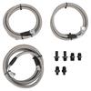 Transmission Cooler Lines Set Heavy Duty Transmission Cooling Hose Lines for 2500 3500 5.9L 1996‑2002 with 47RE
