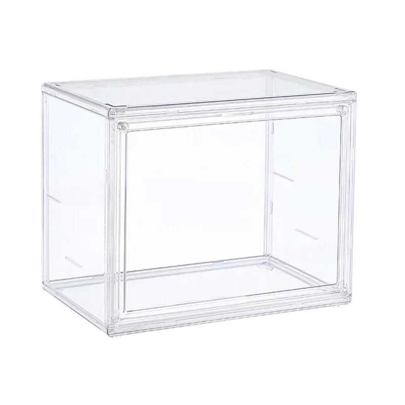 Прозрачный акриловый витринный шкаф для сортировки ювелирных изделий, глухая коробка для хранения, витрина для хранения, акриловая витрина для кукол для модели автомобиля