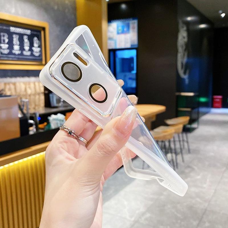 Роскошный простой прозрачный мягкий тонкий чехол с магнитом для Infinix Note 60 Pro 50 50X 50S 40 Pro Plus, защитная пленка для камеры, полный комплект, ударопрочный чехол