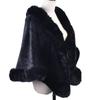 Women's Romantic Shawl Fur Coat With High Quality Artificial Fur For Warmth And Comfort
