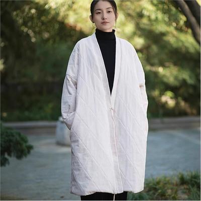 Женские винтажные повязки с V-образным вырезом и длинным рукавом зимние пальто однотонные однотонные теплые женские длинные пальто