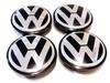 Volkswagen Genuine Wheel Center Caps 66 Mm, Set of 4 (3B7 601 171 XRW)