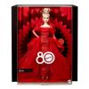 Barbie Mattel 80th Anniversary Doll, Blonde Signature Black, Dress-Up Doll/House, Pretend Play, Ages 6+, Red, JBJ17