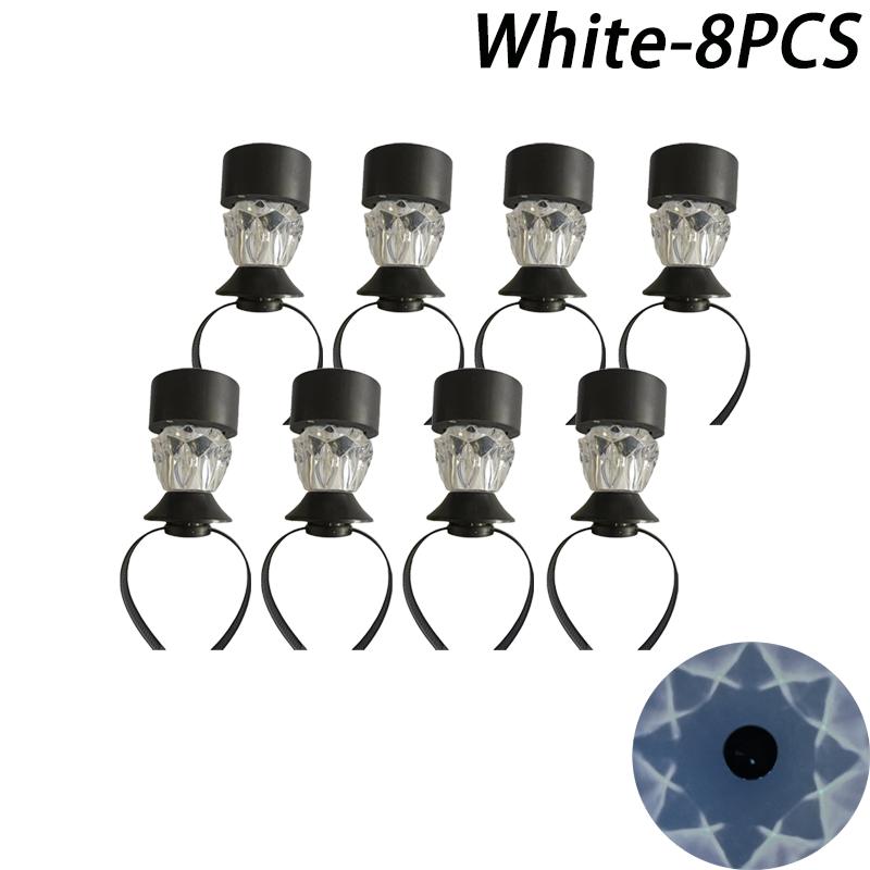 20 упаковок светильника солнечный бассейн светильник рамка на земле для бассейна открытый бассейн ограждение декоративные аксессуары водонепроницаемый светодиод