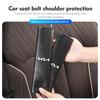 CNR2 For KIA Car Carbon Fiber Seat Belt Cushion Safety Belt Shoulder Protector Pad Auto Accessories Stinger Optima Cerato Soul Venga