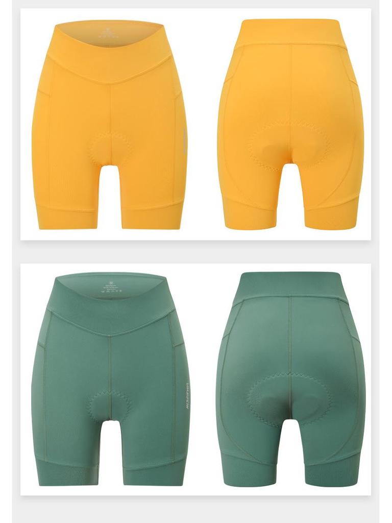 Женские велосипедные шорты Hiserwa для контроля живота с силиконовой подкладкой для подъема бедер