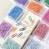 50PCS Creative Bookmark Clip Colored Binder Clamps Pinch Clips Metal Paper Clips  Office