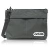 Outdoor Products Однотонная квадратная сумка-сакош, вместимость B5, с органайзером, 2-сторонняя, большая, через плечо