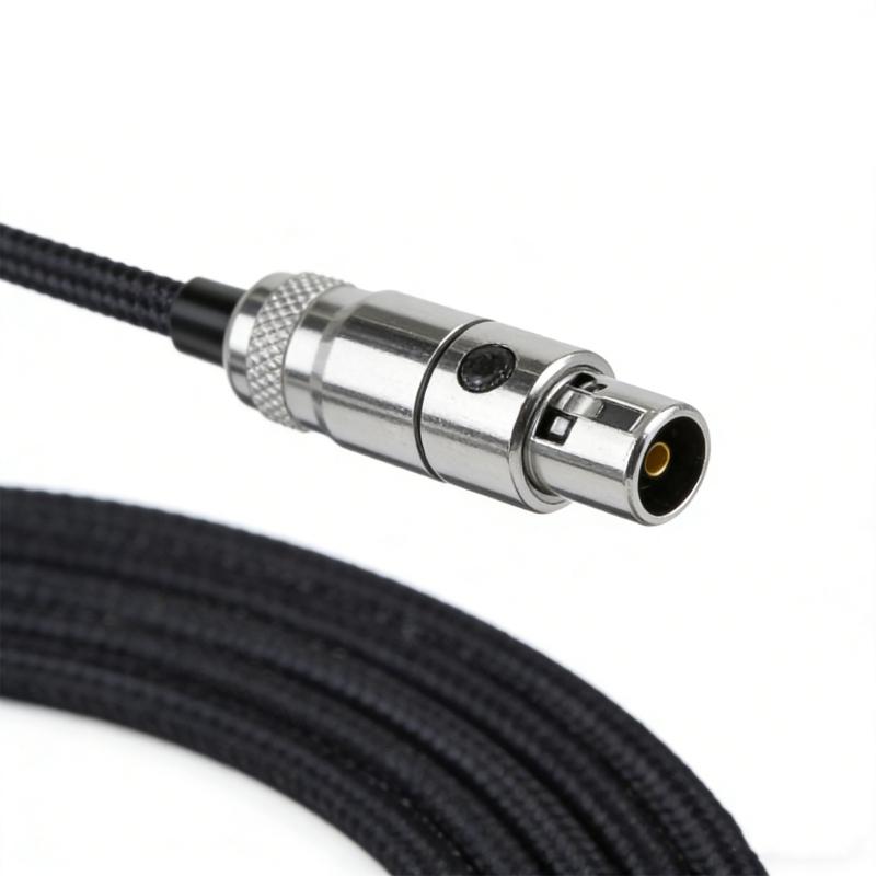 Плетеный нейлоновый USB C на 3-контактный XLR Кабель-замена для наушников Q701/K712/K702/K240/K240 II/K141/K17 С защитой от запутывания