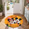 Mickey Mouse Round Area Rug Perfect for Decorate room Dormitory Foyer Entryway Antislip Round Carpet Decorate Offices Best for Christmas
