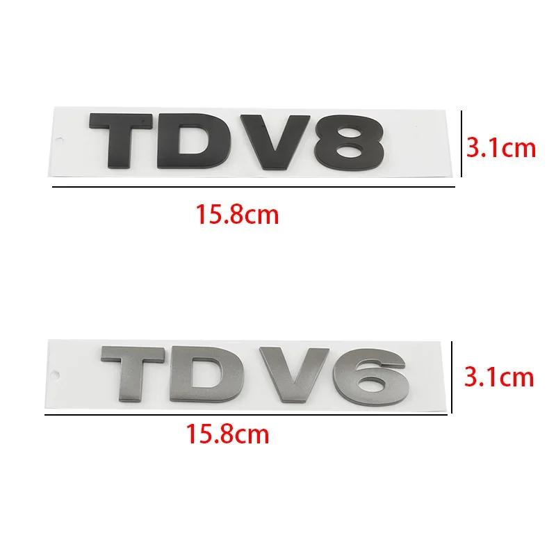 Car 3D ABS TDV6 TDV8 Trunk Fender Logo Badge Emblem Decals Sticker For Land Rover Range Rover Sport HSE Discovery Accessories kdtn8