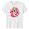 Love TShirt Labrador Valentines Dogs Gift For Him And Her