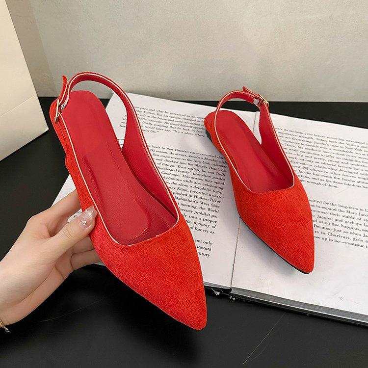 Fashion Women's Shoes 2024 New Slingbacks Women's High Heels Classics Fashion Sexy Dress Pumps Women Pointed Toe Solid Color Shoes Women