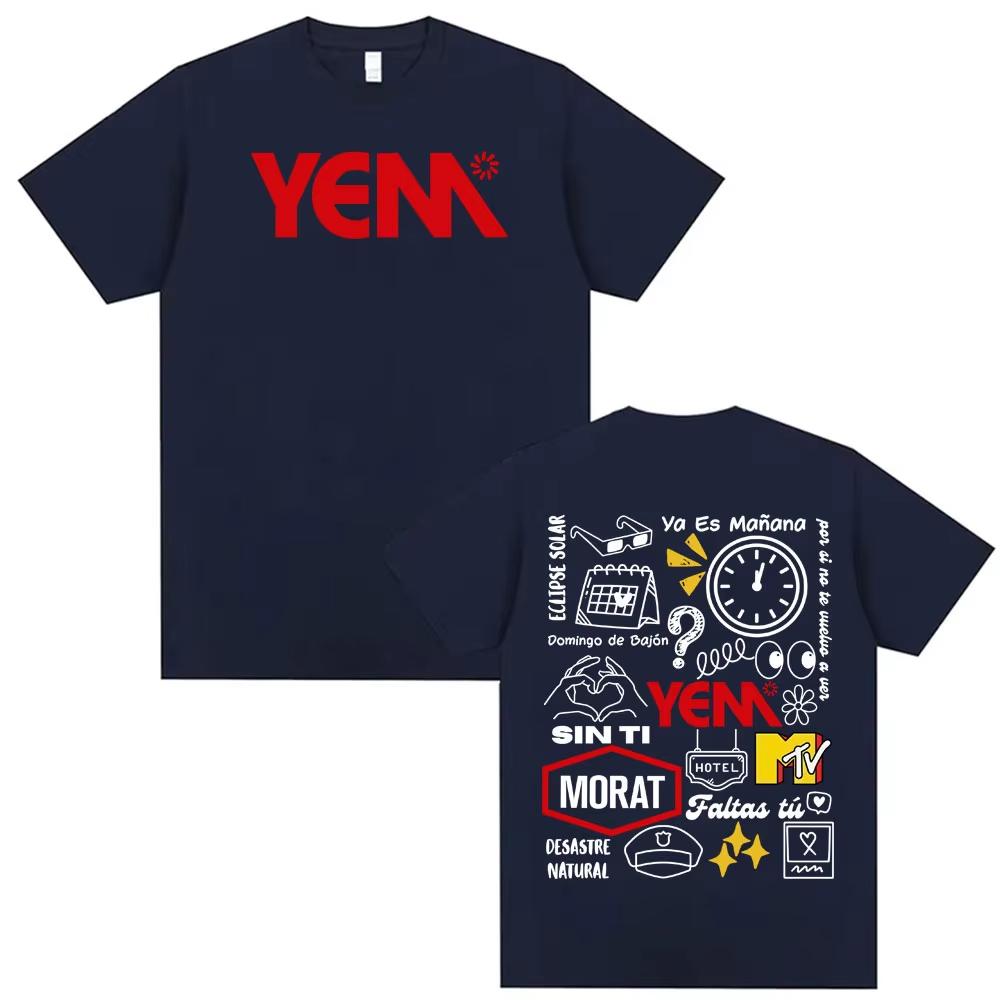 Band Morat Asuntos Pendientes Album Printed T Shirt Mens Hip Hop Pop Music Tshirt Oversized High Quality Tee Shirts Streetwear
