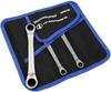 MichaelPro Ratchet Open End Wrench Set and 12 Sizes Repair Light Large and Motorcycle Maintenance 4-in-1 (3-Piece Set, 8, 9, 10, 11, 12, 13, 14, 15,