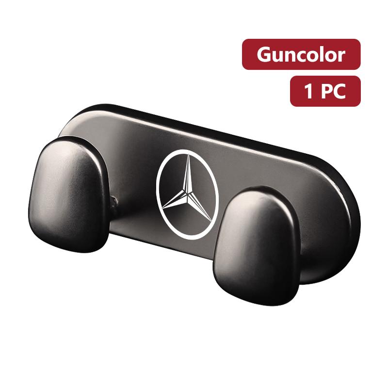 For Benz Zinc Alloy Car Hook Indoor Wall Hanger Sticker Hook Storage Accessories CITAN VITO SPRINTER CLS SLK Sport ML C200 C260 BW0