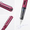 Перьевая ручка LAMY Черно-фиолетовая Эргономичный грип и стальное перо размера M Легкий алюминиевый корпус В комплекте синий картридж LAMY T10 AL-star - Перо, - - -