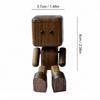 Creative Mini Wooden Man Perfume Holder Ornament Car Aromatherapy Diffuser  Home Decoration