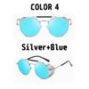 1 Pcs Gothic Steampunk Sunglasses Polarized Mens Womens Brand Designer Vintage Round Metal Frames