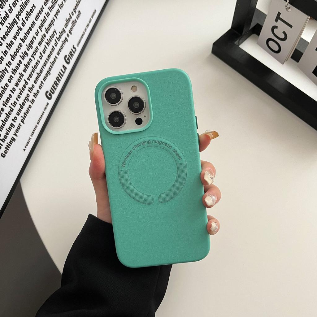 MagSafe Magnetic Charging Leather Suitable for Apple 16Pro Mobile Phone Case IPhone 15 Protection Case