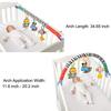 Baby Stroller Arch Toys Car Seat Bouncer Bar Mobile Bassinet Adjustable Baby Hanging Toys Fit Crib Bed Feeding Chair for Newborn