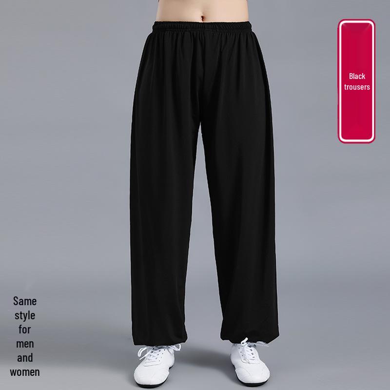 Summer Milk Silk Tai Chi Short Sleeve Top for Men and Women - Perfect for Practice, Performance, and Morning Exercise