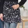 Короткий фартук официантки с карманом для дома, кухни или ресторана