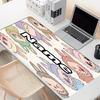 Custom Name Personalized Labubu Pattern Mousepad, Laptop PC Desk Mat, Decorative Desk Mat for Home Keyboard Pad Gift