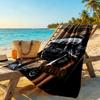 Harley-davidson Motorcycles Personalized Name Beach Towel Super Soft Microfiber Quickdry Fabric Perfect for Traveling Yoga Camping and Swimming