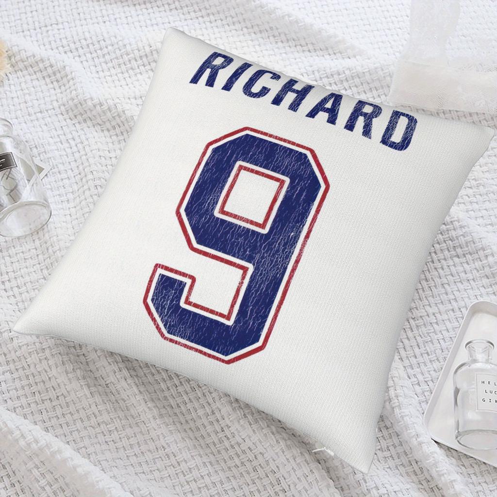 pc Personalized Name Number Pillow Cover Vintage Sports Jersey Style Cushion Case for Bedroom Sofa Home Decor Gift