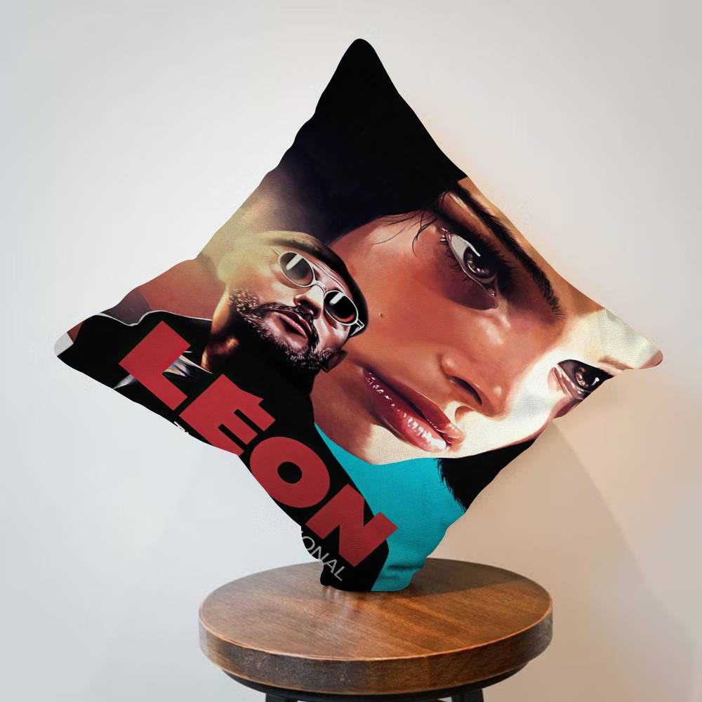 Leon Movie Cushion Cover Inches Farmhouse Decor Home Throw Pillow Covers for Couch Decorations