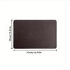 Square Imitation Faux Leather Kitchen Dining Table Insulation Placemat,Restaurant Decoration Insulation Table Mat 1/4/6pcs