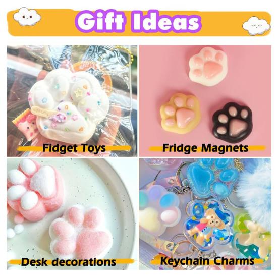 66 шт./компл. набор для изготовления игрушек-сжималок с формами, клеем, пигментами, украшениями, аксессуарами для детей и взрослых, сделай сам