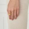 LAYERMOOD 23 Twist X Bold Ring-gold