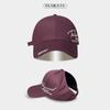 Empty Top Letter Embroidery Baseball Cap Men's Versatile Hard Top Summer Outdoor Sun Hat Big Head Circumference Peaked Cap Women