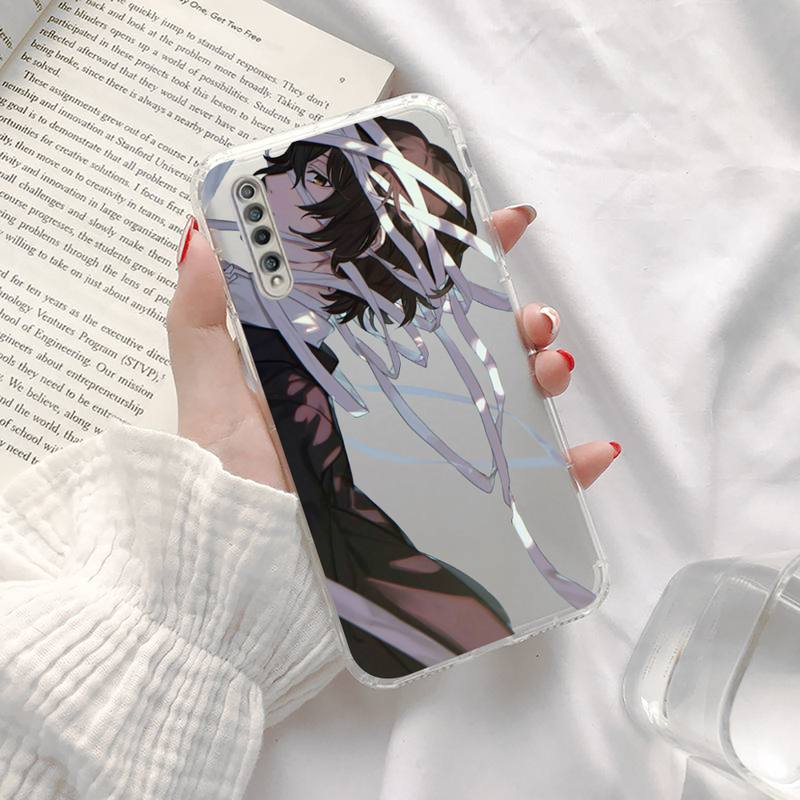 Bungou Stray Dogs Dazai Osamu аниме чехол для телефона прозрачный для Xiaomi redmi note xf poco 10 11 9 7 8 3 his pro чехол