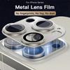 Роскошная металлическая закаленная стеклянная защитная пленка для объектива камеры для iPhone 16 15 14 Plus 13 12 Mini 11 Pro Max Plus, аксессуар для телефона