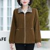 Женские модные повседневные осенне-зимние куртки и пальто-поло с длинными рукавами и воротником