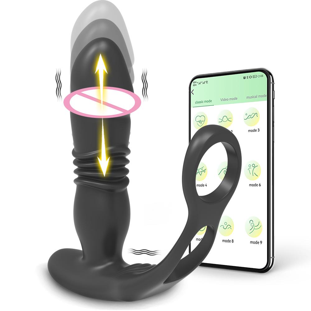 Sex Toy Anal Plug Vibrator Gay Butt Plug Big Dildo Anal Plug Masturbation Tools Women Men Adult Erotica Products Anal Toy Adults