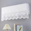Elegant Lace Embroidered Design Anti-Direct Blowing Air Conditioner Covers Cloth Wall-Mounted Dust-Proof Case Home Decoration