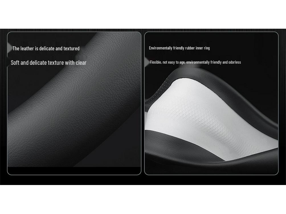 Чехол на руль Toyota Levin Hybrid из натуральной кожи - Универсальный всесезонный ультратонкий автомобильный аксессуар