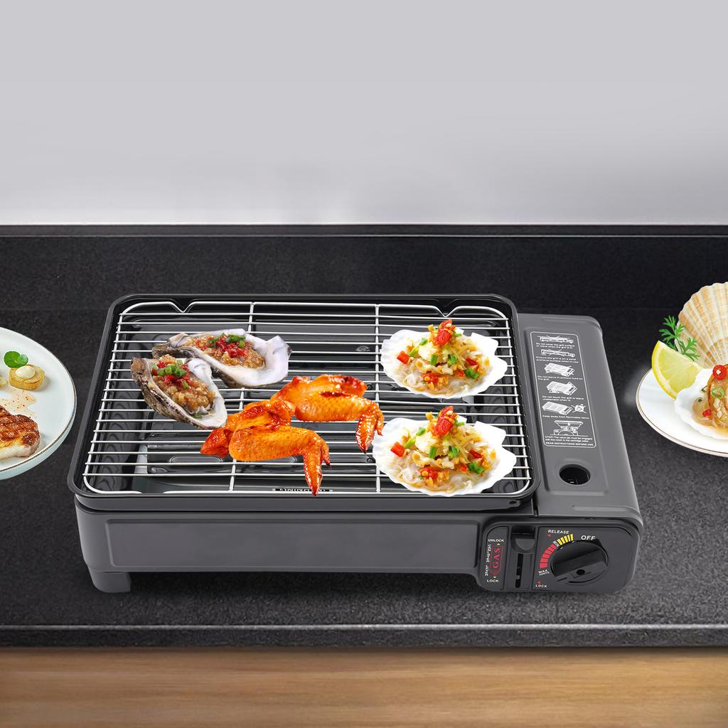 0.25-0.3 МПа Бутановая гриль-плита, Портативная газовая плита для кемпинга, Портативная бутановая газовая плита для кемпинга, путешествий, треккинга