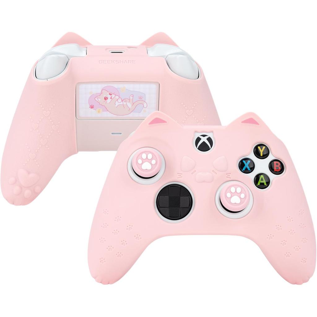 Отчаянно Силиконовый Защитный Чехол для Геймпада Xbox Дизайн Кошачьи Ушки Мультяшный Милый Аксессуары для Игровой Консоли G-X1-SS-CC-BI