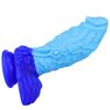 Blue Tyrant Mixed Color Liquid Silicone Big Penis Simulation Fake Penis Female Masturbation Device Anal Plug Adult Products