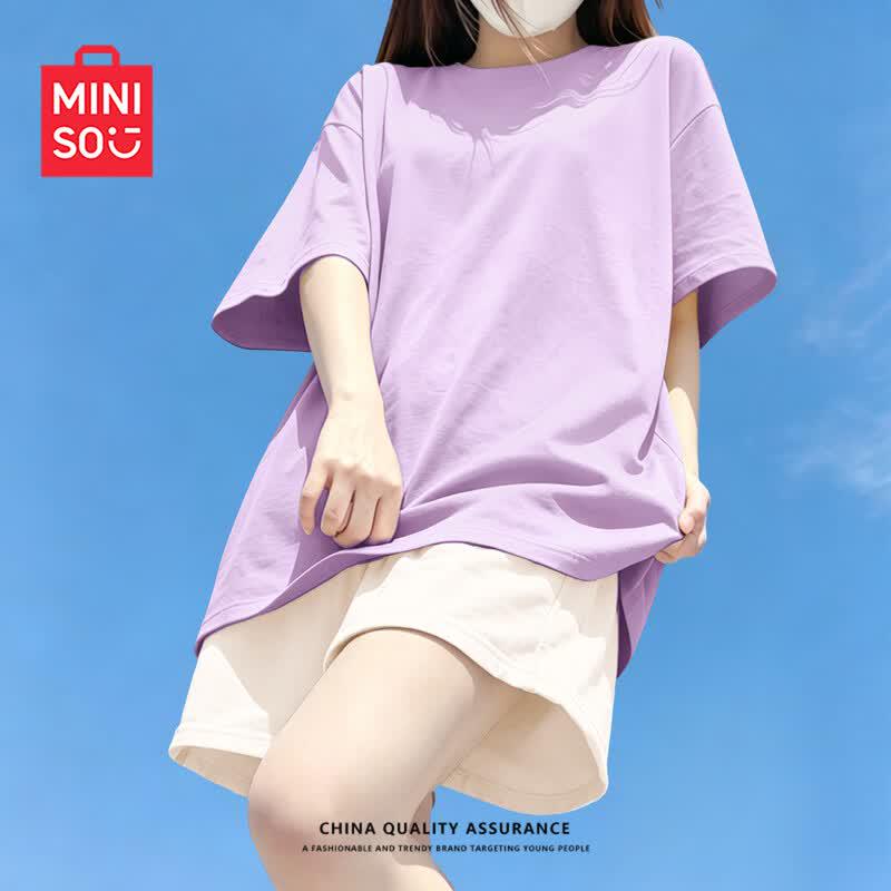 MINISO Women's Summer Short Sleeve & Shorts Sport Set