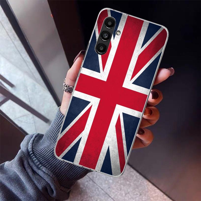 Union Jack England UK Flag Phone Case For Samsung Galaxy A17 A16 A15 A14 A13 A57 A56 A55 A54 A53 A37 A36 A35 A34 A33 A26 A25 A24