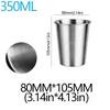 350/500ml 304 Stainless Steel Metal Cup Beer Cups Wine Coffee Household Office Bar Travel Camping Mugs Drinking Coffee Tea Mug