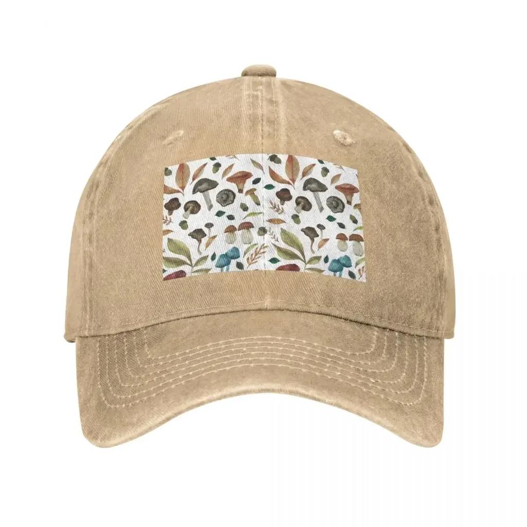Make the mushroom Baseball Cap Trucker Cap Sunscreen Hat Unisex Luxury Hats Unisex WomenS